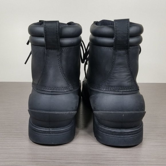 UGG Rain Ready Gatson Mid Boot, Black Waterproof Leather,  Mens Sizes 9 / 42 - Picture 5 of 12